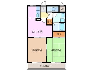 益生駅 徒歩8分 4階の物件間取画像